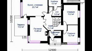 Проекты домов до 100 кв м и более
