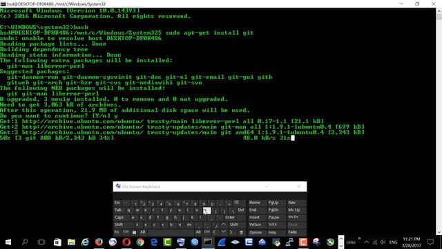 INSTALL GIT TOOLS ON WINDOWS 10 على الويندوزGIT تثبيت اداة смотреть онлайн