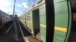 Электропоезд ЭР2Р-3060\2213 станция Пожитково 9.08.2016