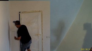 КАК КРАСИТЬ СТЕНЫ ВАЛИКОМ в 35 градусную ЖАРУ первый слой