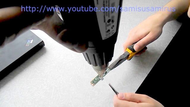 Как выпаять деталь из платы без паяльника смотреть онлайн