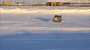 Самодельный снегоход на гусеницах