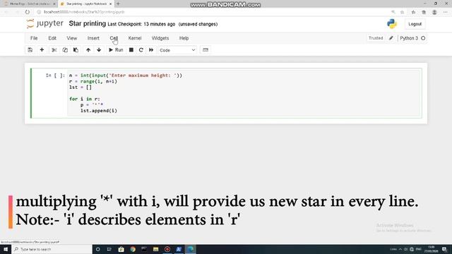 Rapid Problems| How to print vertical mountain with stars. || Python смотреть онлайн