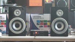 краткий обзор мини центра с bluetooth. fm приемником и  mp3  плейером