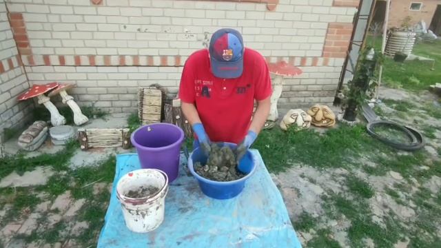 Простой способ сделать скульптурную смесь для поделок из цемента своими руками. смотреть онлайн