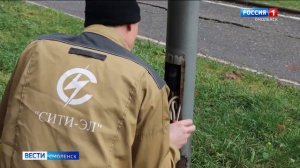 В Смоленске восстановлено освещение в Реадовском парке