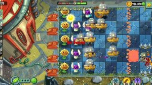 Plants vs Zombies 2 Epic Quest Far Future Fracas Step 8 level 33 Walkthrough