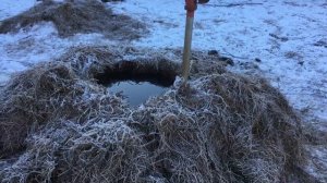 зимняя поилка для скота