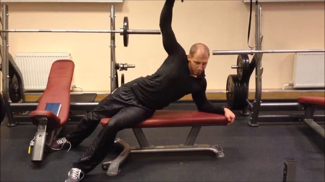 Упражнение на мышцы плеча отведение руки лёжа на скамье смотреть онлайн