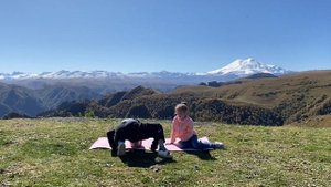 Дорога на Джилы-Су из Кисловодска. Эльбрус.