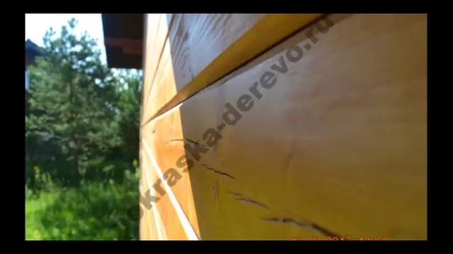 Покраска деревянных домов образец 5