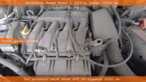Xenum GPX 5W-40. Сравнение качества масла Xenum GPX с межсервисным пробегом 20000км.
