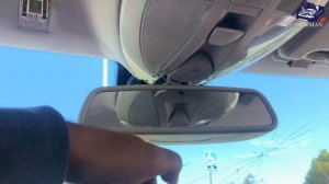 How To Remove Rear View Mirror Dome Light on Mercedes W211
