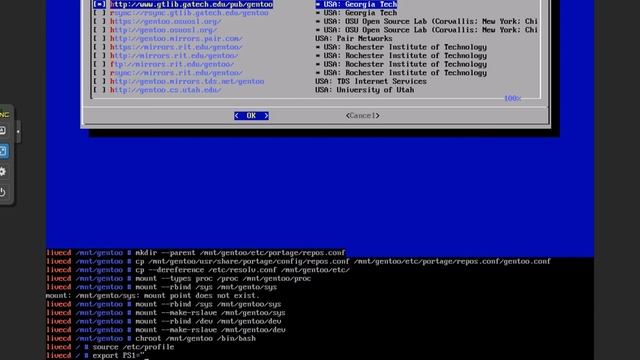 How to Install Gentoo on the Proxmox Server (Part 1)