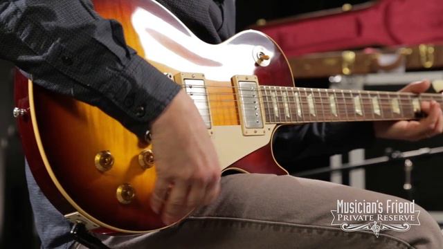 Gibson Custom 1958 Les Paul Standard Historic Reissue VOS Plaintop Bourbonburst смотреть онлайн