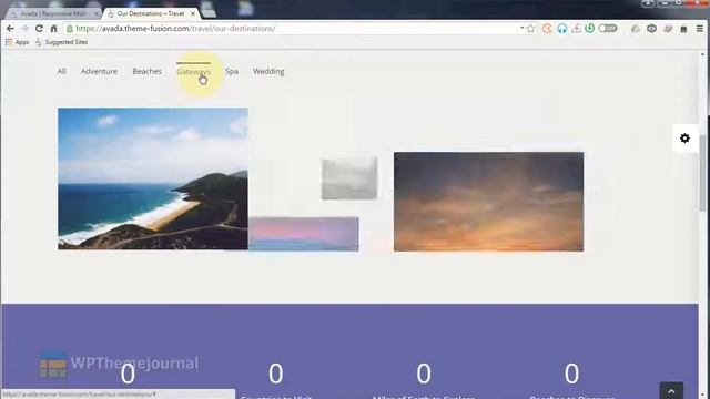 Avada travel Theme - WordPress Theme смотреть онлайн