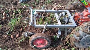 Самодельная картофелекопалка на агро.