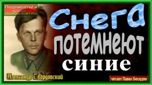 Снега потемнеют синие ,Александр Твардовский ,читает Павел Беседин