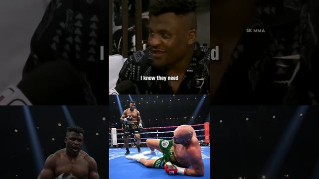 Francis ngannou "I knew I was not gonna win"