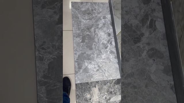 ?? What to choose ?? Mun Dark Grey or Mun Light Grey. Beautiful Terrazo Sugar Finish Tiles