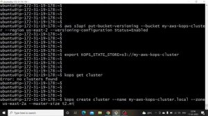 Kubernetes Cluster Installation on AWS Cloud using KOPS