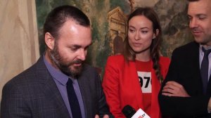 Will Forte, Olivia Wilde and Jason Sudeikis at the Atlantic Theater Company Actor's Choice Gala