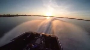 Водометный движитель ф200мм в катере 6м с мотором 300лс 3uz