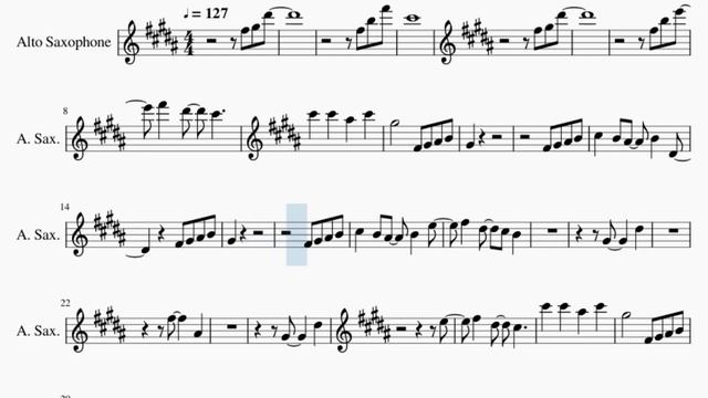 Alto Sax Sheet Music: How to play Being Human by Emily King смотреть онлайн