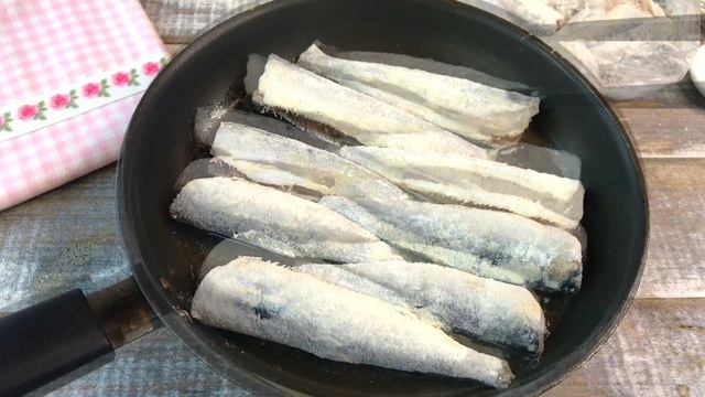 Жареная салака в маринаде