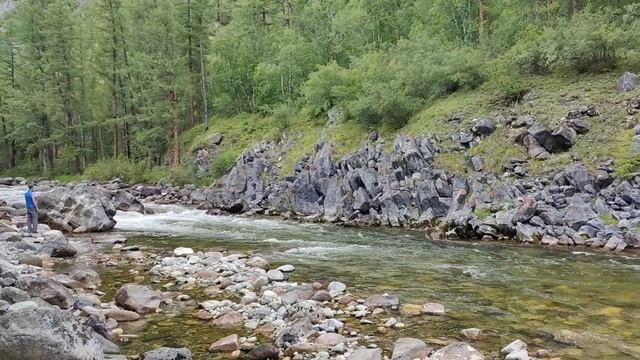 Сплав на каяках по реке Урик в августе 2022 года. Восточные Саяны.