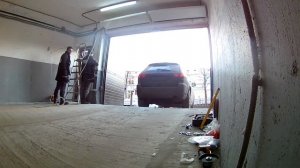 Монтаж двух электрических тепловых завес VTS WING.