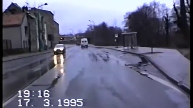 Fürstenwalde 1995 // Rauener Straße - Spree-Brücke - Wassergasse - Stadtschloss смотреть онлайн