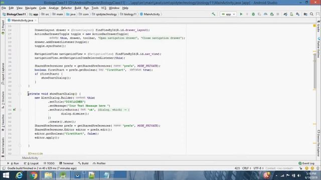 How to Set One time Popup Notification in andorid Studio смотреть онлайн