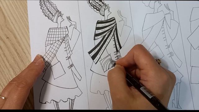 Стилизация фигуры. Композиция.