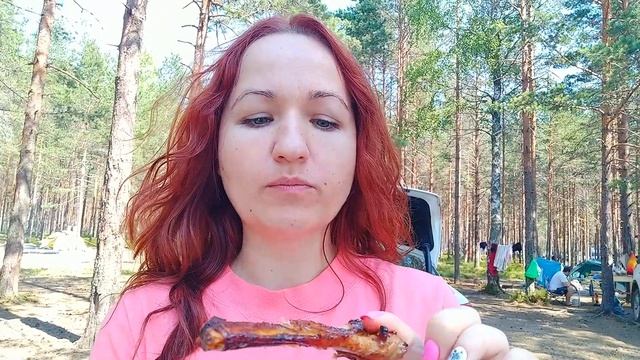 Поездка на озеро/ Рёбрышки по Бельгийски в шоколадно-пивном соусе.