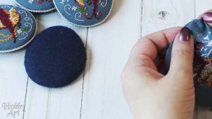 КАК СДЕЛАТЬ круглый/овальный ПИНКИП без клея.