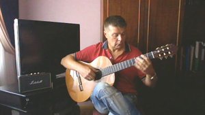 Классическая гитара. ПРЯХА (variations Russian folk song) - В. Шарий