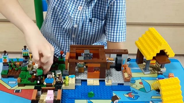 Лего майнкрафт Фермерский коттедж