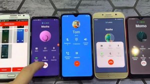 False Fake Calls 6 phones Samsung Galaxy S10 S9 A7 Not2 A01 Black Fox Android 9