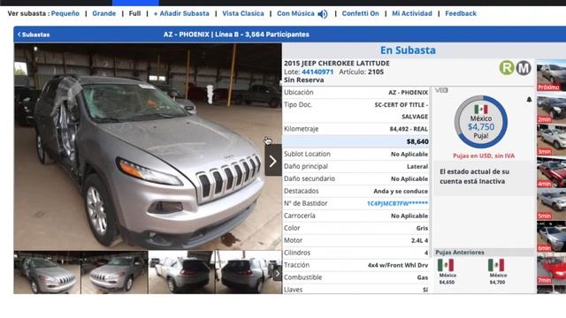 Ya Bajaron Los Precios En La Subasta De Carros!? #Copart смотреть онлайн