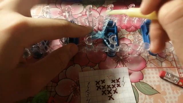 сердечко из резинок на станке ❤️