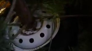 Простая установка ёлки.