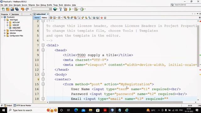 Java Practical 1-C | Create a registration servlet in Java using JDBC. | Step By Step Guide. смотреть онлайн