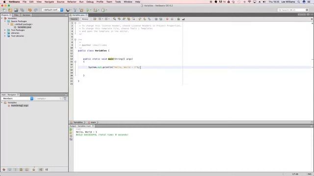 Java Programming Tutorial - 2 - Installing the IDE, Primitive data types and scope смотреть онлайн