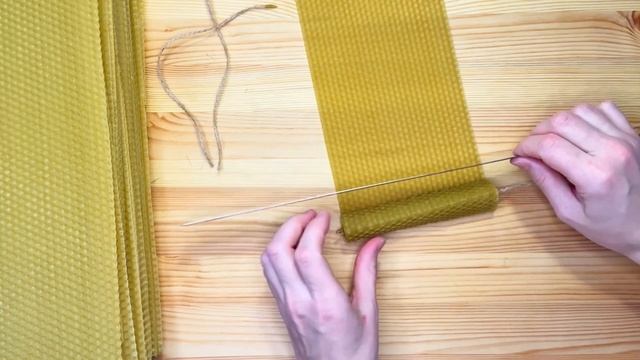 СВЕЧА ИЗ ВОЩИНЫ «ТРЕУГОЛЬНИК»