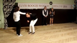 Денис Фокин - Шукшина Мария (Открытый Кубок Элвиса по буги-вуги 2014)