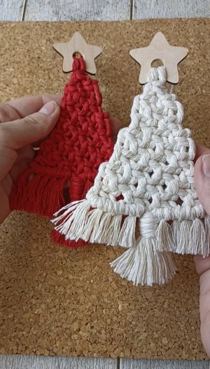 Мастер-класс "Ёлка макраме"