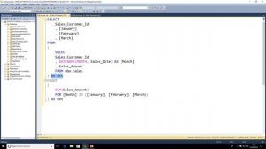 SQL Tutorial - PIVOT