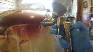 Покраска переходом по лаку на капоте!  Ремонт опеля