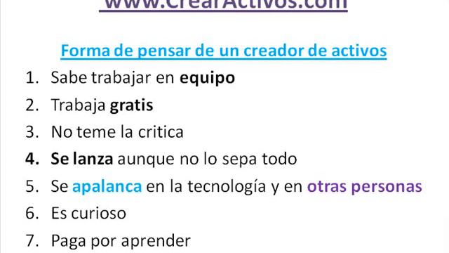😎 PENSAR como un CREADOR DE ACTIVOS 🤗 смотреть онлайн